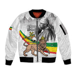 African Victory Menelik II Sleeve Zip Bomber Jacket Battle Of Adwa