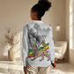 African Victory Menelik II Women Casual Shirt Battle Of Adwa LT15