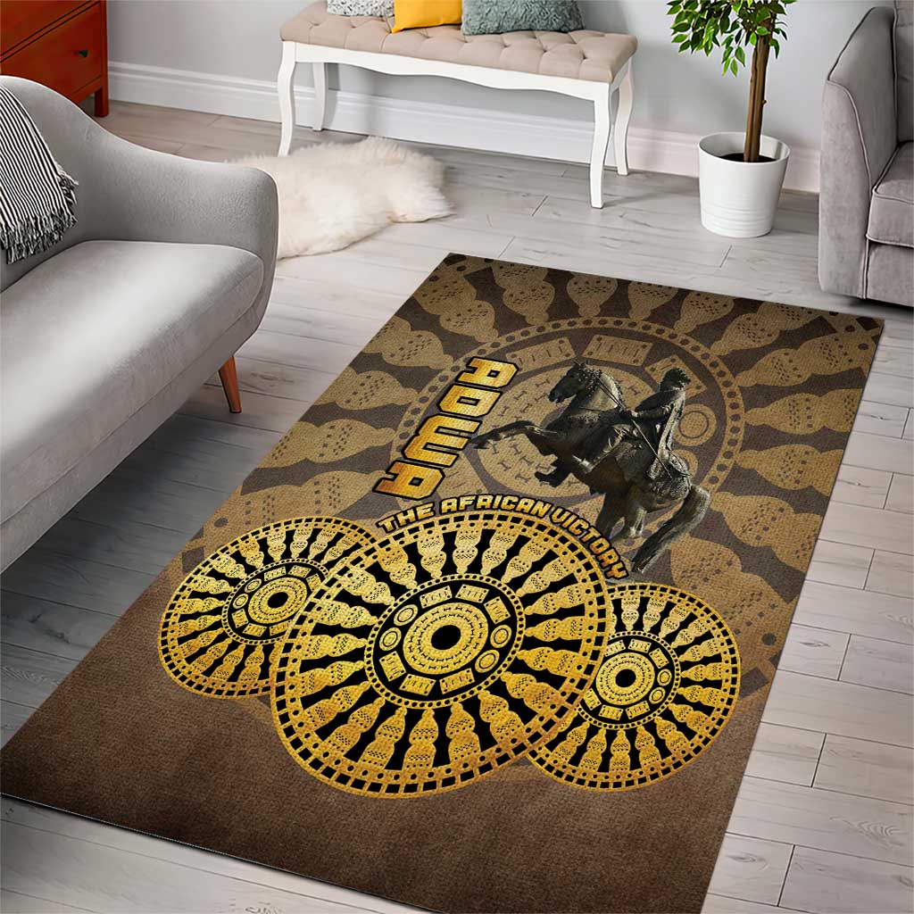Adwa Victory Day Area Rug Adwa Battle Shield - Vintage Style