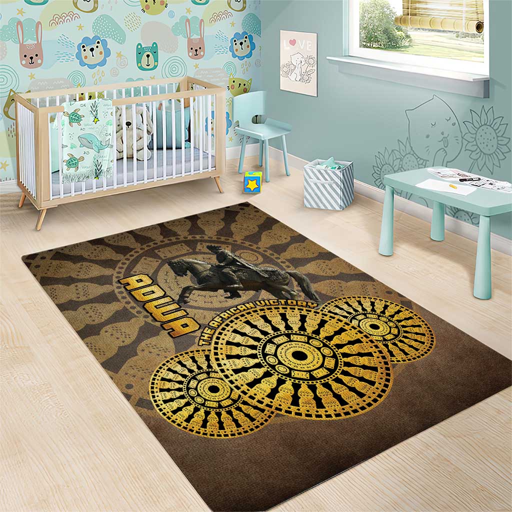 Adwa Victory Day Area Rug Adwa Battle Shield - Vintage Style