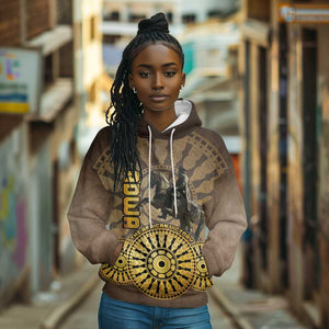 Adwa Victory Day Hoodie Adwa Battle Shield - Vintage Style