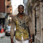 Adwa Victory Day Long Sleeve Button Shirt Adwa Battle Shield - Vintage Style