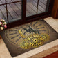 Adwa Victory Day Rubber Doormat Adwa Battle Shield - Vintage Style