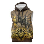 Adwa Victory Day Sleeveless Hoodie Adwa Battle Shield - Vintage Style - African Pride