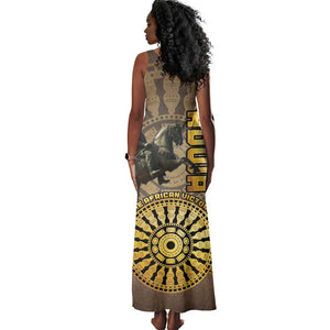 Adwa Victory Day Tank Maxi Dress Adwa Battle Shield - Vintage Style