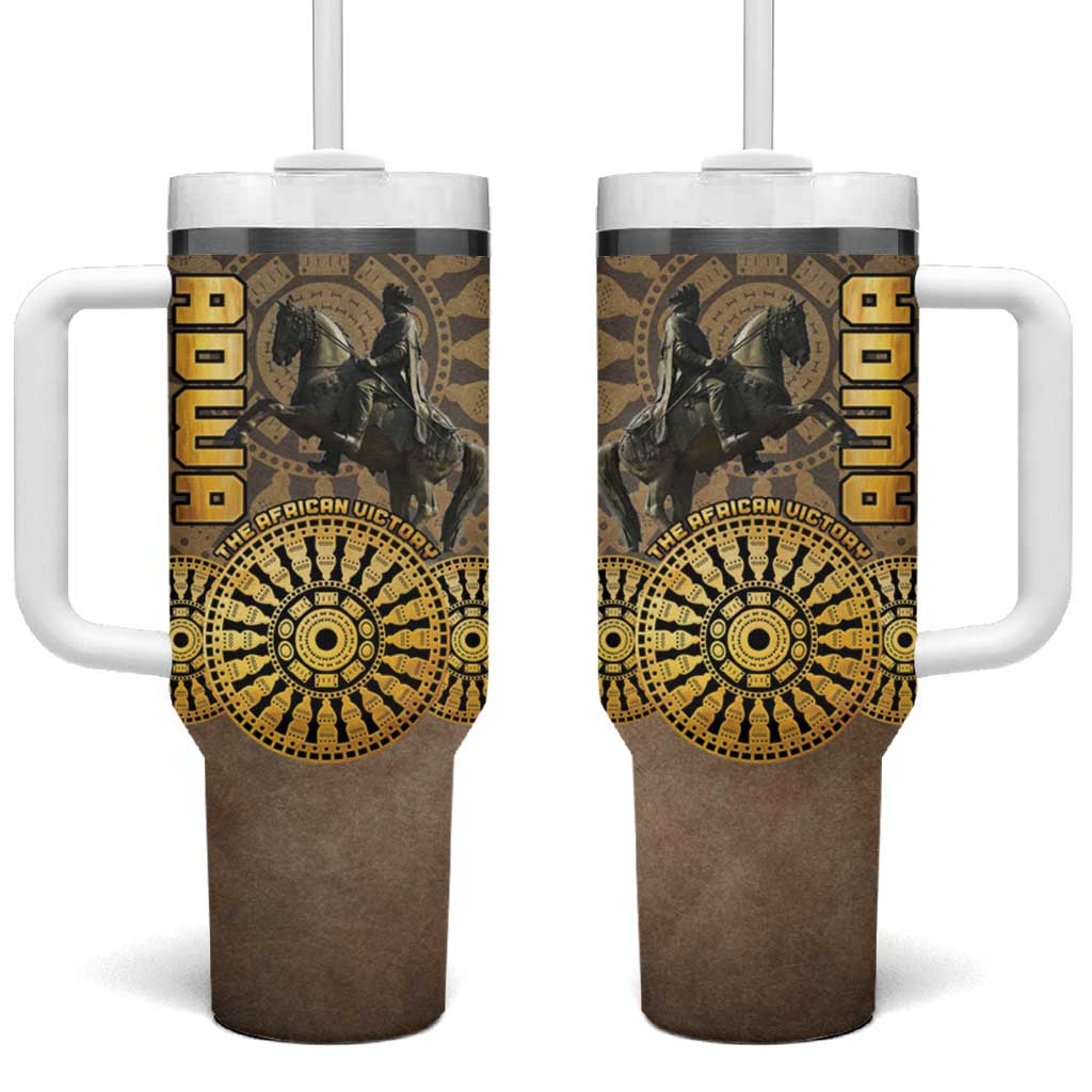 Adwa Victory Day Tumbler With Handle Adwa Battle Shield - Vintage Style