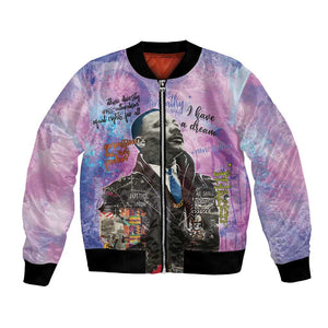 Martin Luther King Jr Bomber Jacket I Have a Dream Graffiti Style - African Pride
