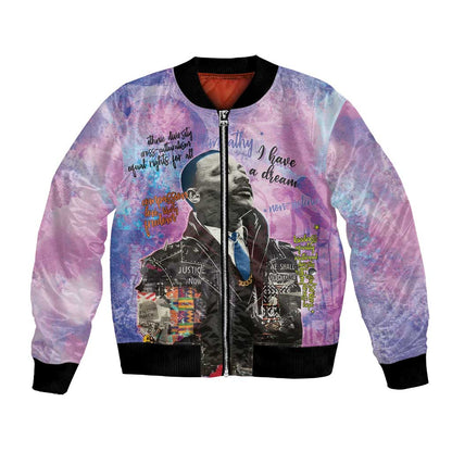 Martin Luther King Jr Bomber Jacket I Have a Dream Graffiti Style - African Pride