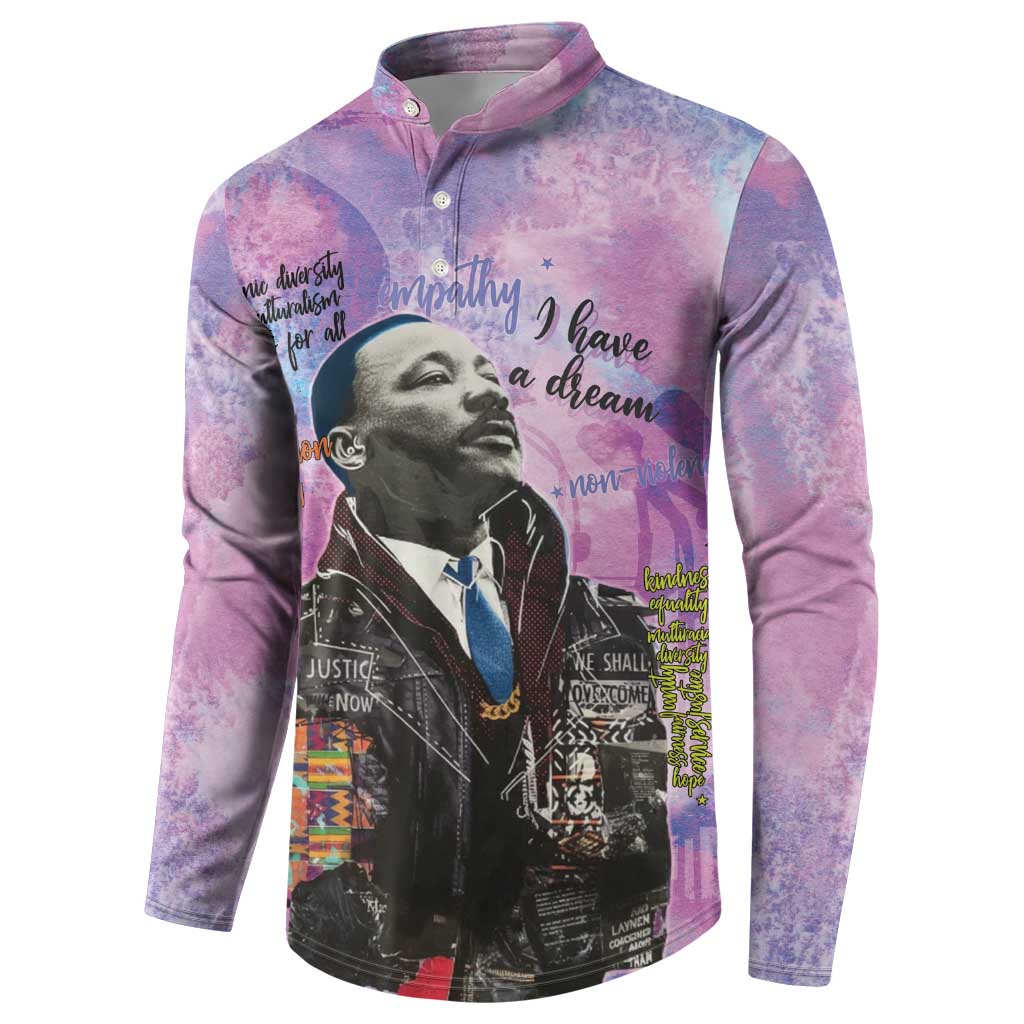 Martin Luther King Jr Button Sweatshirt I Have a Dream Graffiti Style
