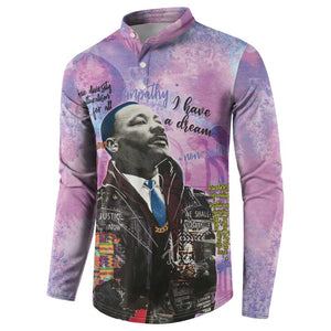 Martin Luther King Jr Button Sweatshirt I Have a Dream Graffiti Style