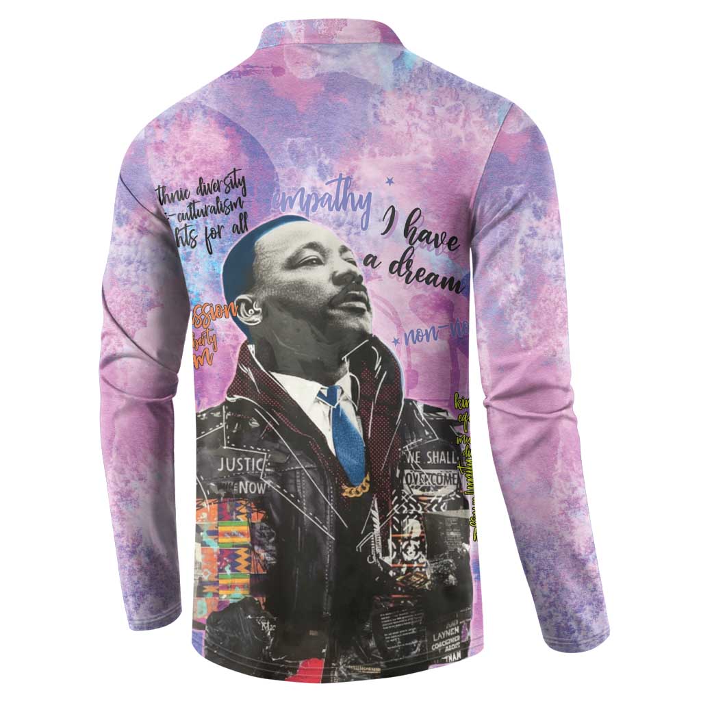 Martin Luther King Jr Button Sweatshirt I Have a Dream Graffiti Style