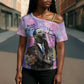Martin Luther King Jr Cross Shoulder Shirt I Have a Dream Graffiti Style - African Pride