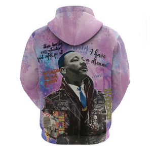 Martin Luther King Jr Hoodie I Have a Dream Graffiti Style - African Pride