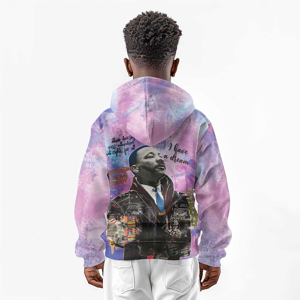 Martin Luther King Jr Kid Hoodie I Have a Dream Graffiti Style - African Pride
