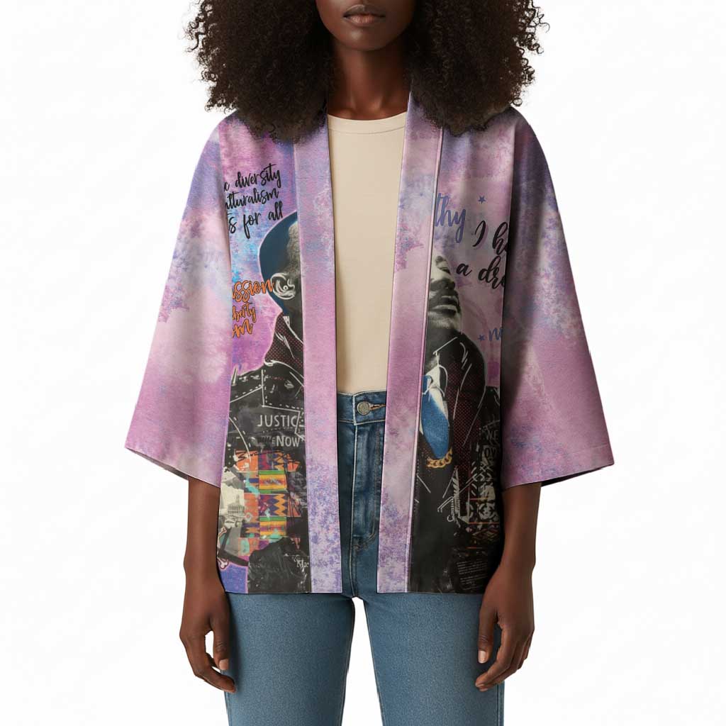 Martin Luther King Jr Kimono I Have a Dream Graffiti Style - African Pride