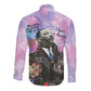 Martin Luther King Jr Long Sleeve Button Shirt I Have a Dream Graffiti Style - African Pride