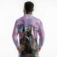 Martin Luther King Jr Long Sleeve Polo Shirt I Have a Dream Graffiti Style - African Pride