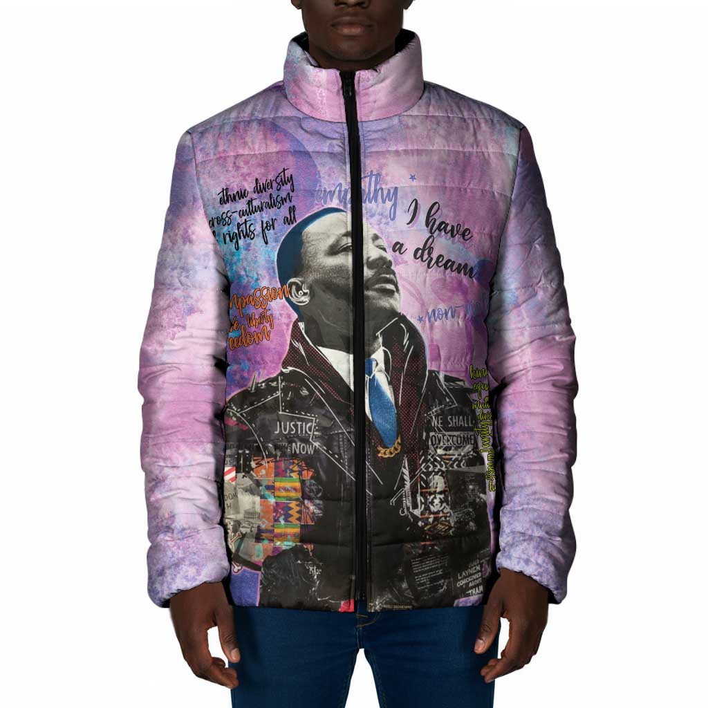 Martin Luther King Jr Padded Jacket I Have a Dream Graffiti Style - African Pride