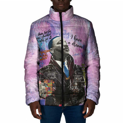 Martin Luther King Jr Padded Jacket I Have a Dream Graffiti Style - African Pride