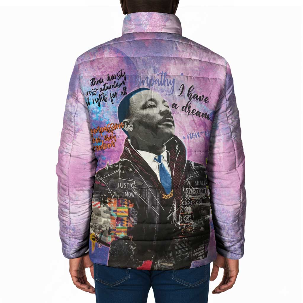 Martin Luther King Jr Padded Jacket I Have a Dream Graffiti Style - African Pride