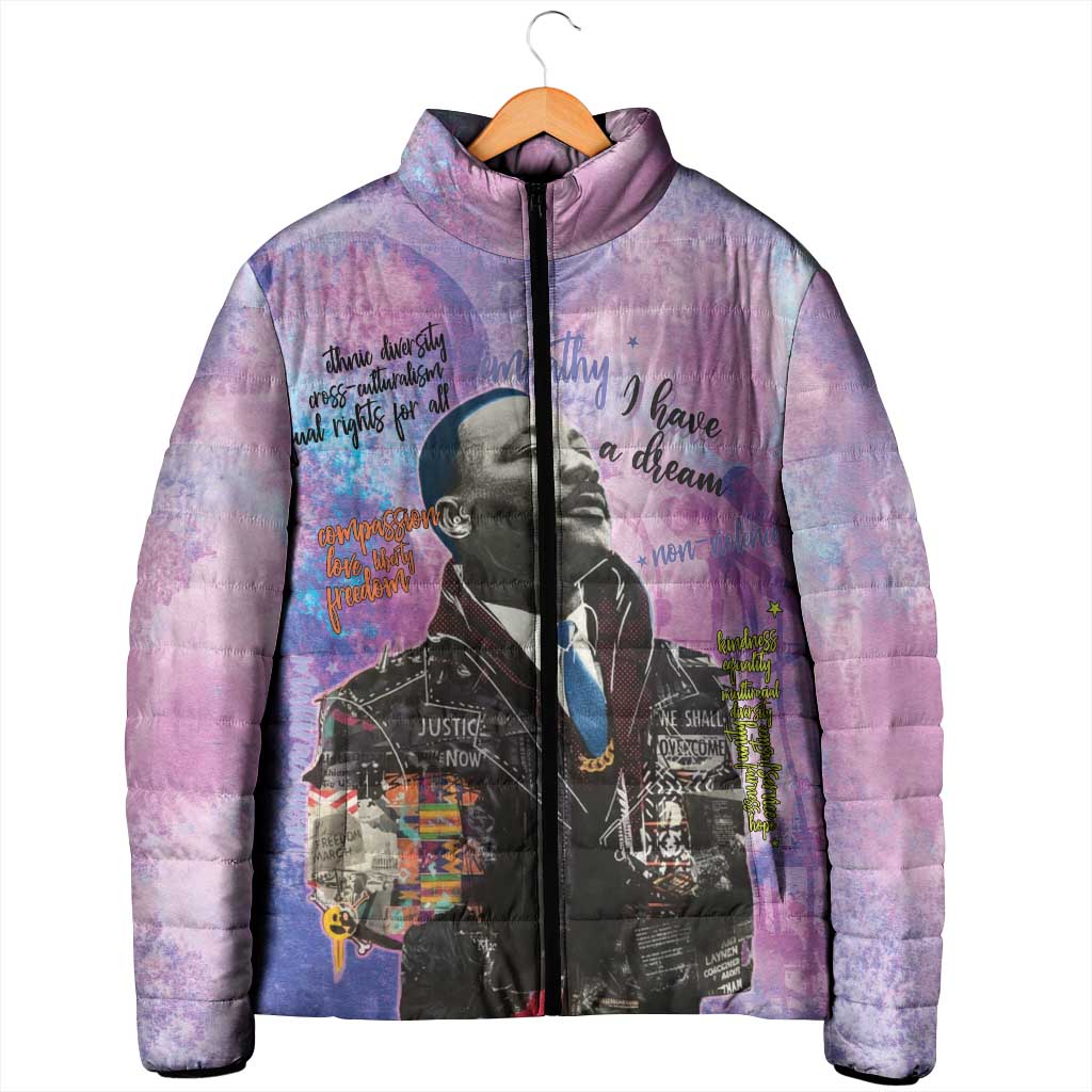 Martin Luther King Jr Padded Jacket I Have a Dream Graffiti Style - African Pride