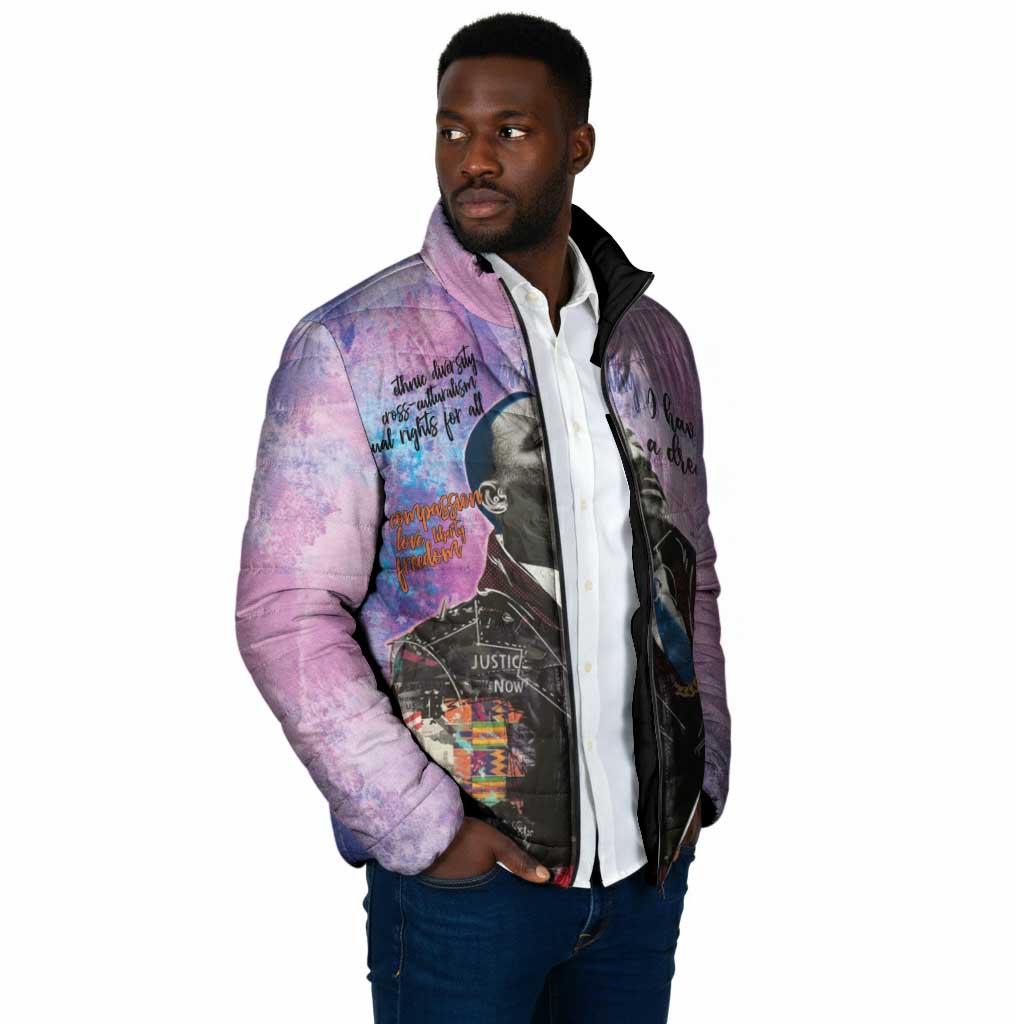Martin Luther King Jr Padded Jacket I Have a Dream Graffiti Style - African Pride