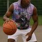 Martin Luther King Jr Sleeveless Hoodie I Have a Dream Graffiti Style - African Pride
