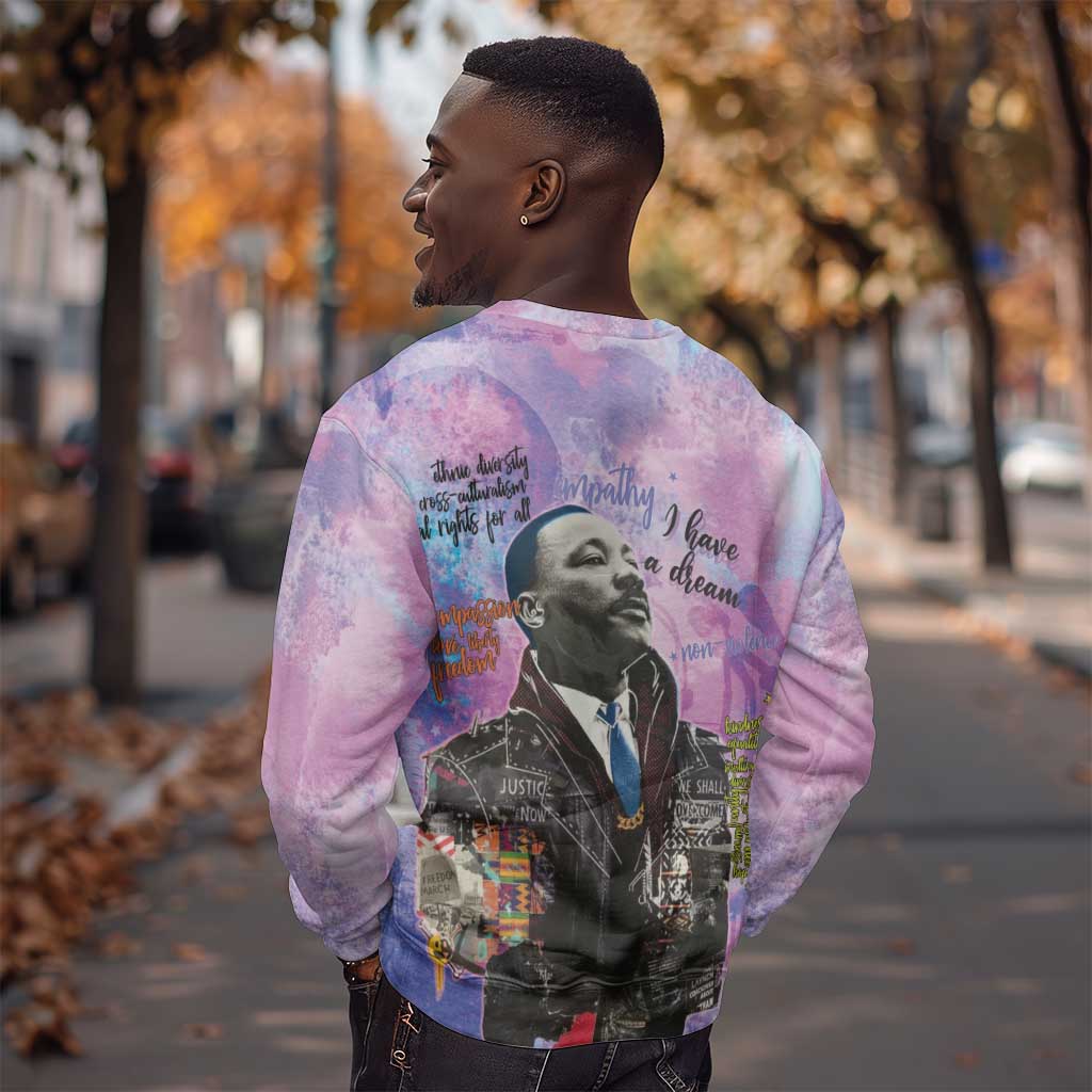 Martin Luther King Jr Sweatshirt I Have a Dream Graffiti Style - African Pride