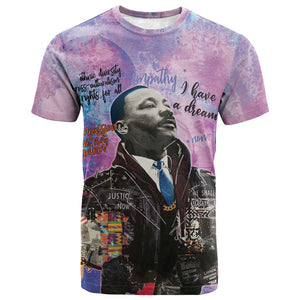Martin Luther King Jr T shirt I Have a Dream Graffiti Style - African Pride