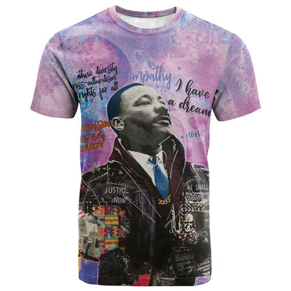 Martin Luther King Jr T shirt I Have a Dream Graffiti Style - African Pride