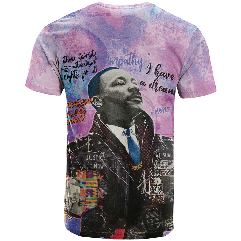 Martin Luther King Jr T shirt I Have a Dream Graffiti Style - African Pride