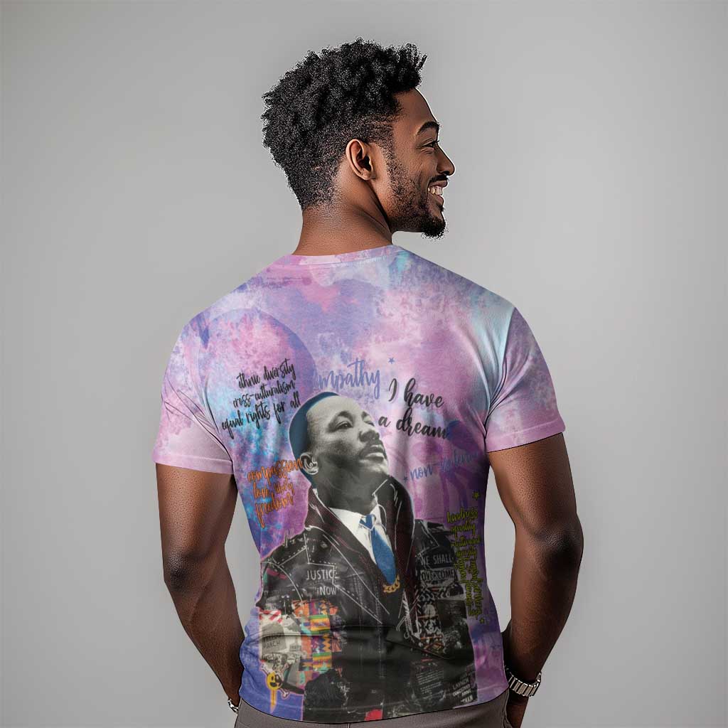 Martin Luther King Jr T shirt I Have a Dream Graffiti Style - African Pride