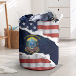 54th Massachusetts Infantry Regiment Laundry Basket American Flag Heritage - African Pride