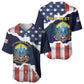 Personalized 54th Massachusetts Infantry Regiment Baseball Jersey American Flag Heritage - African Pride