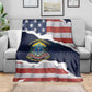 54th Massachusetts Infantry Regiment Blanket American Flag Heritage - African Pride