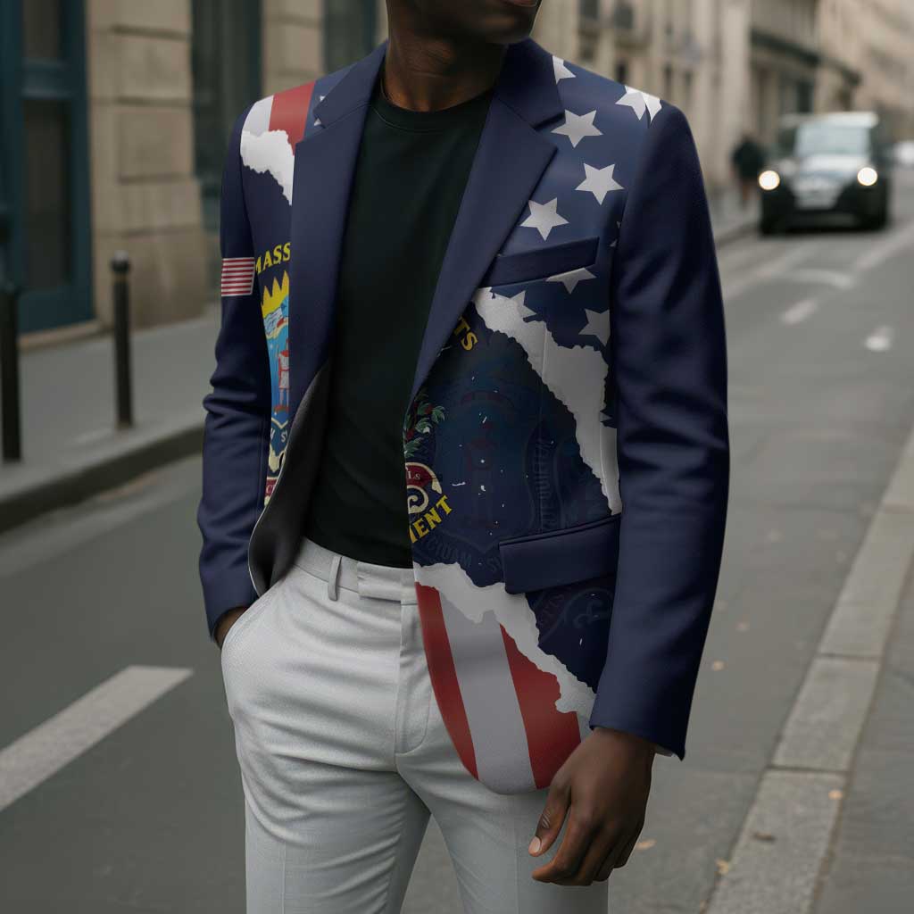 Personalized 54th Massachusetts Infantry Regiment Blazer American Flag Heritage - African Pride
