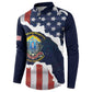 Personalized 54th Massachusetts Infantry Regiment Button Sweatshirt American Flag Heritage