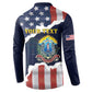 Personalized 54th Massachusetts Infantry Regiment Button Sweatshirt American Flag Heritage