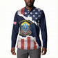 Personalized 54th Massachusetts Infantry Regiment Button Sweatshirt American Flag Heritage