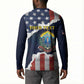 Personalized 54th Massachusetts Infantry Regiment Button Sweatshirt American Flag Heritage