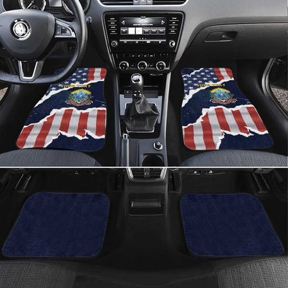 Personalized 54th Massachusetts Infantry Regiment Car Mats American Flag Heritage - African Pride
