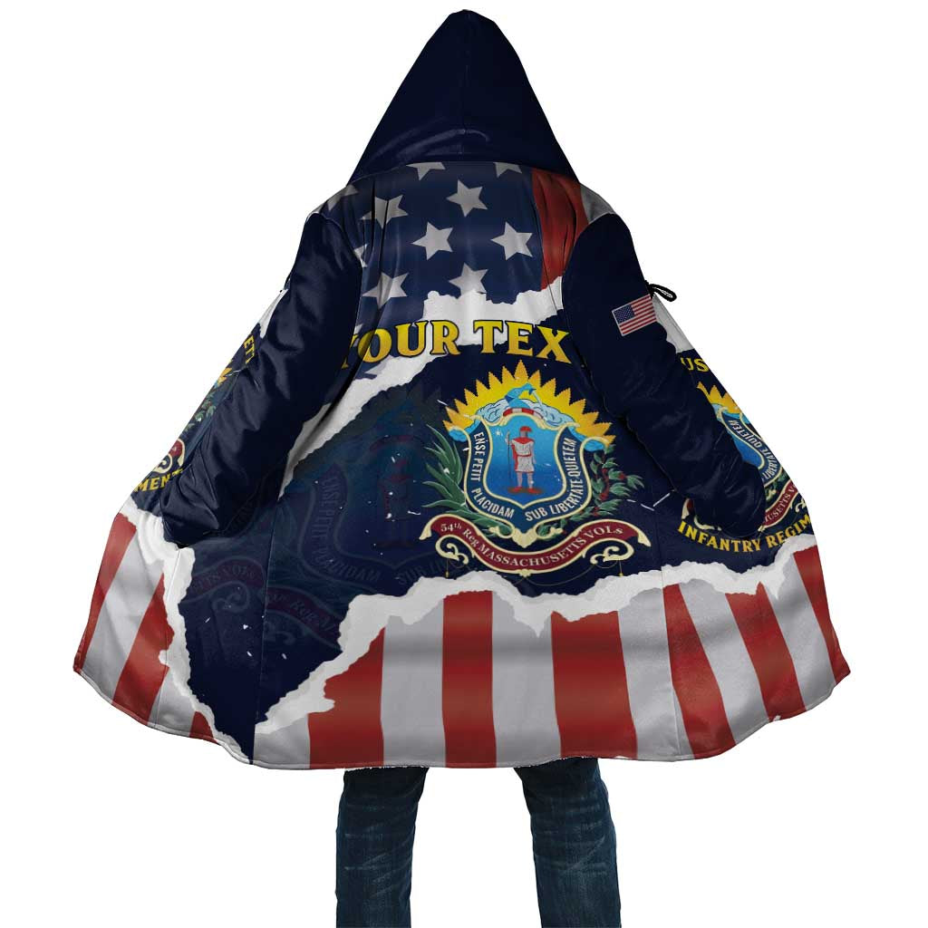 Personalized 54th Massachusetts Infantry Regiment Cloak American Flag Heritage - African Pride