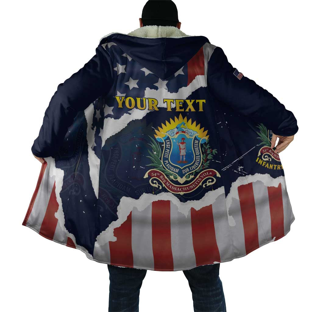 Personalized 54th Massachusetts Infantry Regiment Cloak American Flag Heritage - African Pride