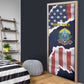 Personalized 54th Massachusetts Infantry Regiment Door Cover American Flag Heritage - African Pride