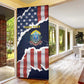 Personalized 54th Massachusetts Infantry Regiment Door Cover American Flag Heritage - African Pride