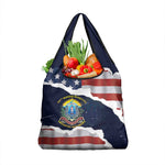 54th Massachusetts Infantry Regiment Grocery Bag American Flag Heritage - African Pride