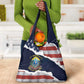 54th Massachusetts Infantry Regiment Grocery Bag American Flag Heritage - African Pride