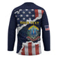 Personalized 54th Massachusetts Infantry Regiment Hockey Jersey American Flag Heritage - African Pride