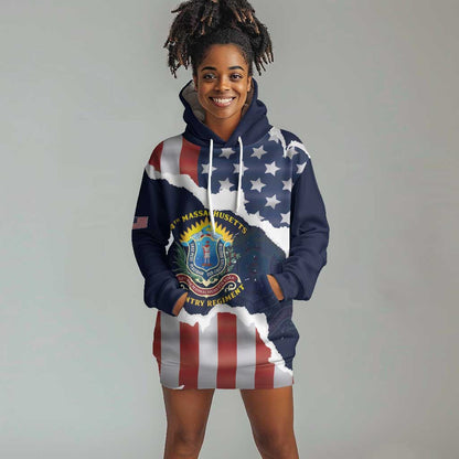 Personalized 54th Massachusetts Infantry Regiment Hoodie Dress American Flag Heritage - African Pride