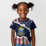 Personalized 54th Massachusetts Infantry Regiment Kid T shirt American Flag Heritage - African Pride